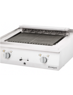 Parrilla Eléctrica con fondo de agua 400x700x250mm Stalgast