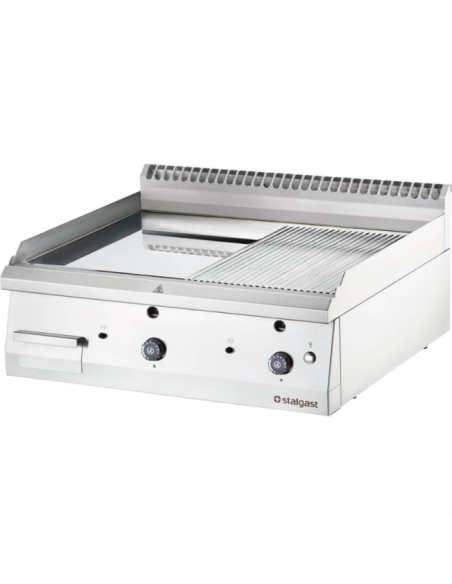 Plancha a gas Cromada 800x700x250mm Stalgast
