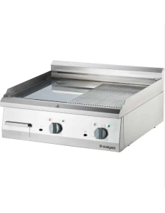 Plancha Eléctrica Cromada Mixta 800x700x250mm Stalgast