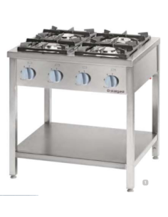 Cocina a gas Independiente 900x900x850mm Stalgast