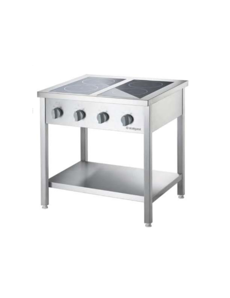 Cocina de Inducción Independiente 800x700x850mm Stalgast