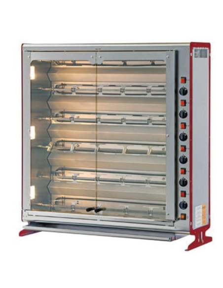 Asador de Pollos a Gas Espadas 112x39x65 Granita