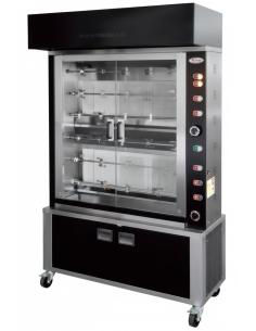 Asador de Pollos Eléctrico Espadas 112x50x139 Granita