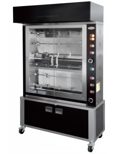 Asador de Pollos Eléctrica Espadas 112x50x175 Granita