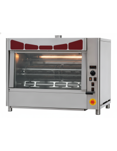 Asador de Pollos Elec 6 Espadas 110x72x86 Granita