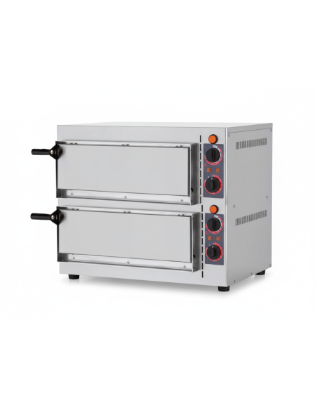 Horno de Pizza DobleCamara Granita 7.5Kw 92x70x53 cm
