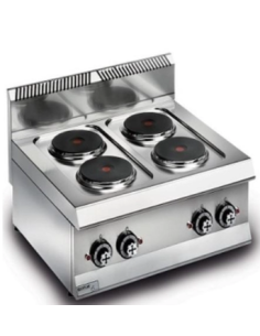 Cocina Top Eléctrica de 4 Placas Granita