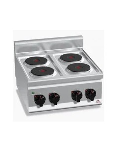 Cocina 4 Fuegos Sobremesa Eléctrica modelo E7P4B BERTOS
