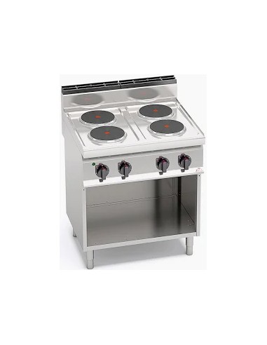 Cocina 4 Fuegos Pie Eléctrica modelo E7P4M BERTOS