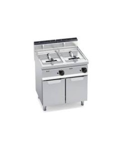 Freidora Eléctrica 18 + 18 litros pie Macros700 Bertos