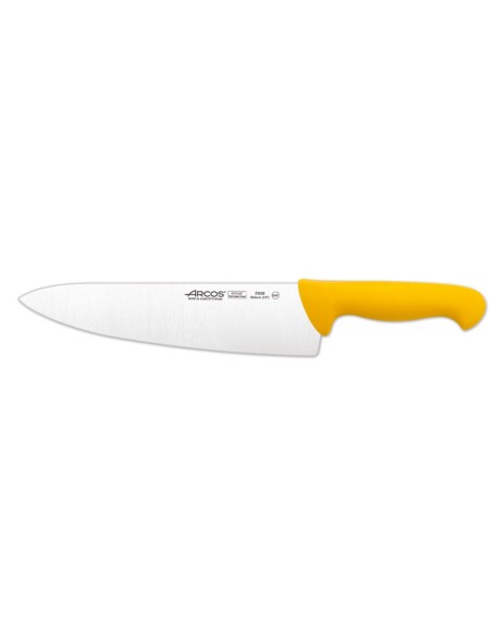 Cuchillo Cocinero de 250 mm, Mango Amarillo