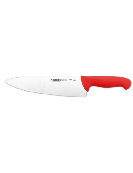 Cuchillo Cocinero de 250 mm, Mango Rojo