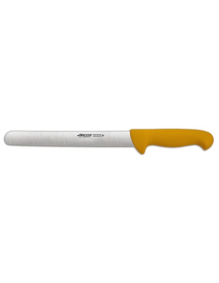 Cuchillo para Fiambres de 250 mm, Mango Amarillo