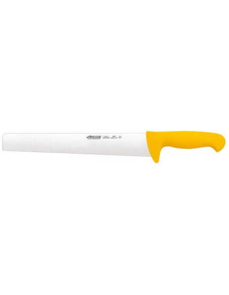 Cuchillo para Salami de 300 mm, Mango Amarillo