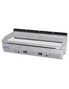 Plancha de Cromo Duro Semi-Ranurada Sobremesa a Gas 1200x550x290 mm Repagas