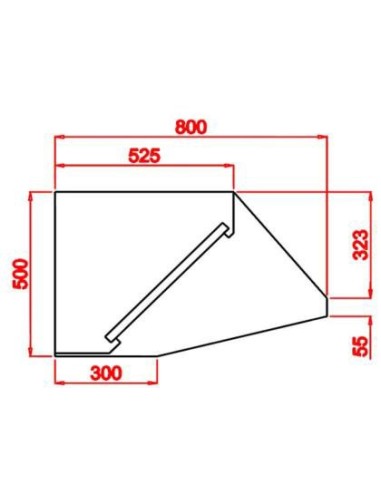 Campana mural snack techo bajo