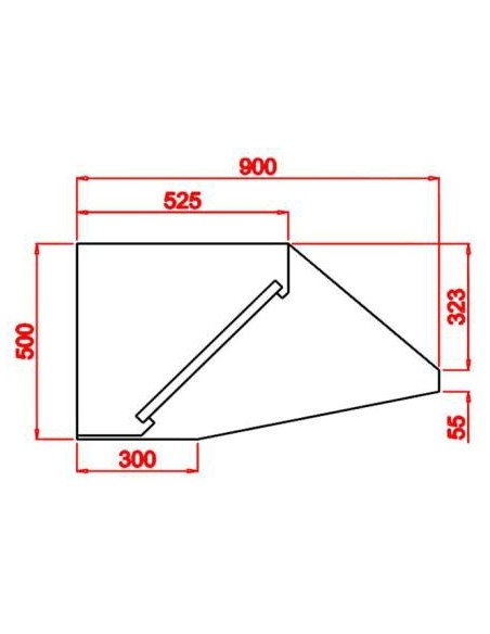 Campana mural snack techo bajo (2 piezas)