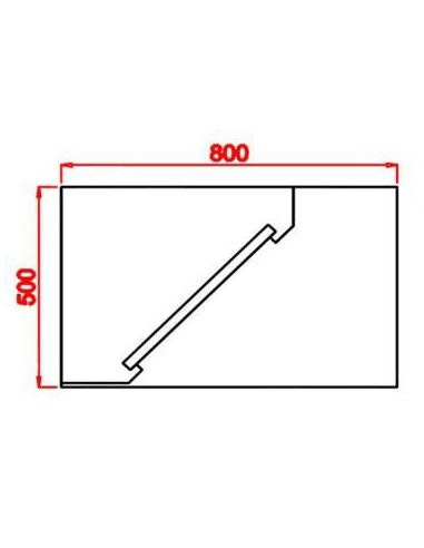 Campana mural recta (2 piezas)