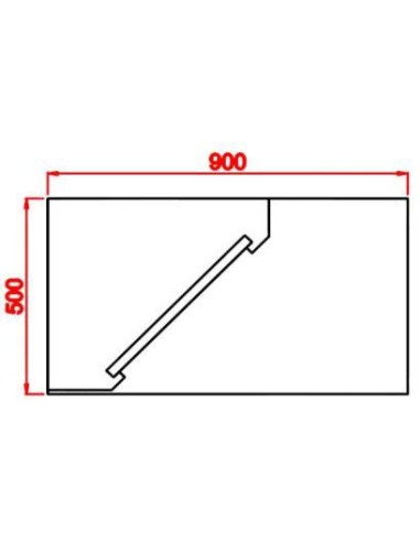 Campana mural recta (2 piezas)