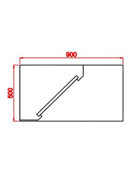 Campana mural recta (2 piezas)