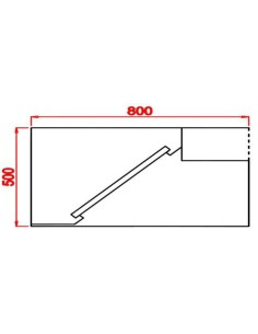 Campana mural recta (2 piezas) 2
