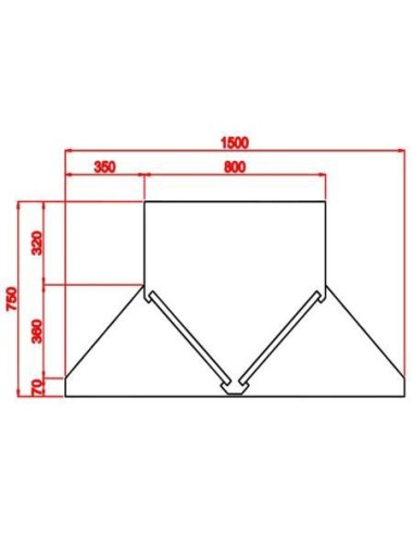 Campana central (2 piezas)