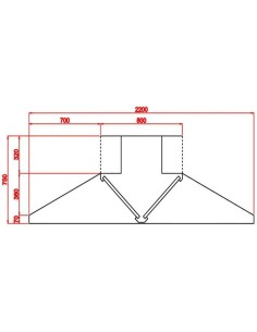 Campana central recta (2 piezas) 2