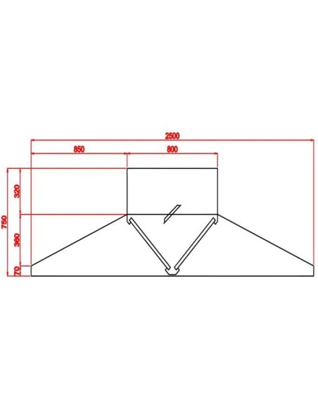 Campana central (2 piezas)