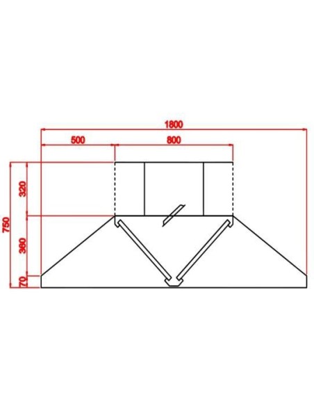 Campana central (2 piezas)