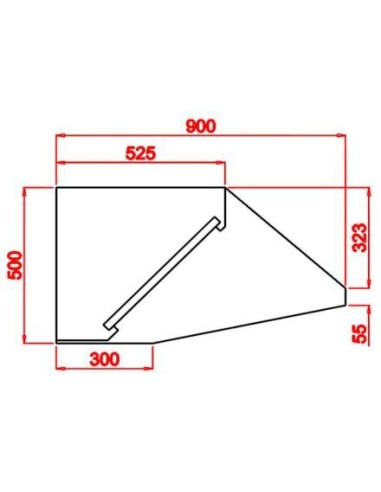 Campana mural snack techo bajo