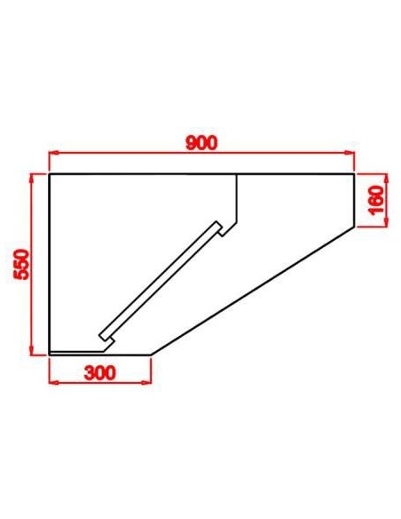 Campana mural techo bajo elevada