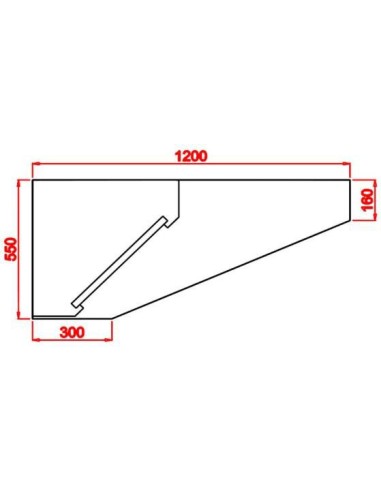 Campana mural techo bajo elevada
