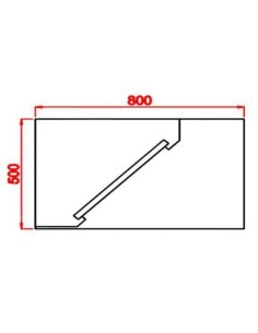 Campana mural recta (2 piezas) 2