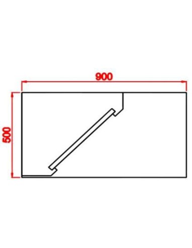 Campana mural recta (2 piezas)