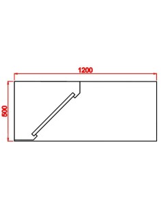 Campana mural recta (2 piezas) 2