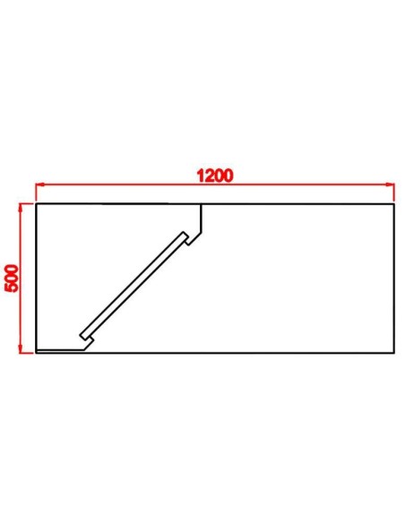 Campana mural recta (2 piezas)