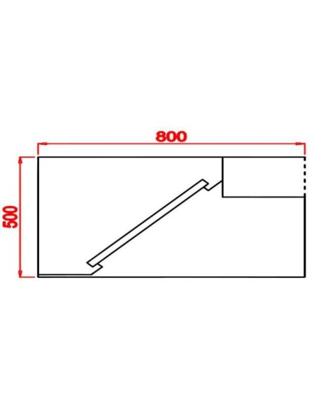 Campana mural recta (2 piezas)