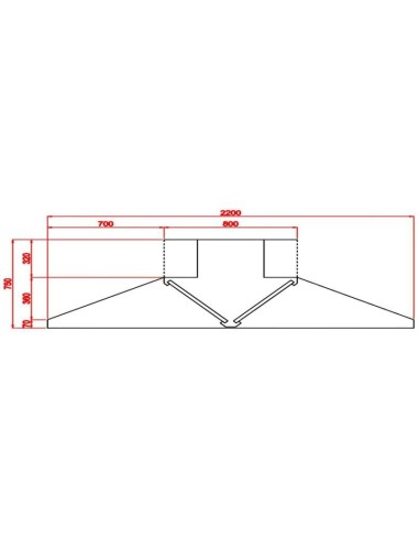 Campana central (2 piezas)